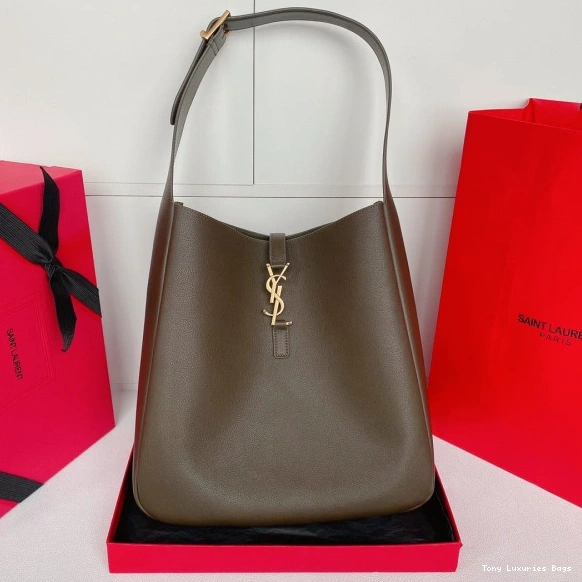 Tony Luxuries 5 30x31x13cm 7 SOFT BAG YSL LE - À HOBO LARGE 0818